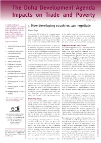 How Developing Countries Can Negotiate