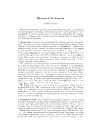 Research Statement