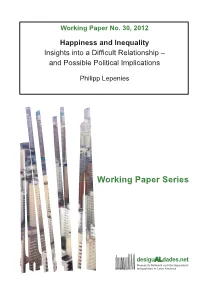 Working Paper No. 30, 2012