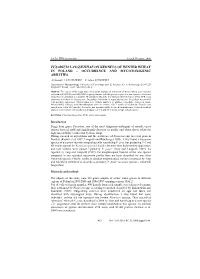 Fusarium Langsethiae on Kernels of Winter Wheat in Poland – Occurrence and Mycotoxigenic Abilities