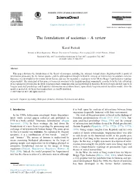 The Foundations of Socionics ￃﾢￂﾀￂﾓ a Review