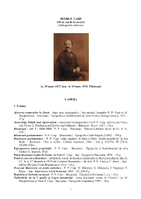1 PETRE P. CARP 100 De Ani De La Moarte (Bibliografie Selectivă) (N. 29