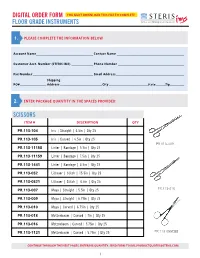 Floor Grade Instruments