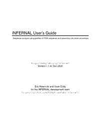 INFERNAL User's Guide
