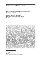 Redundancy-Free Analysis of Multi-Revision Software Artifacts