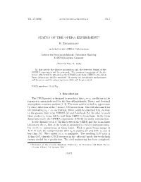 Status of the Opera Experiment∗