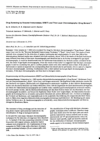 And Thin-Layer Chromatography (Drug Skreen)1)