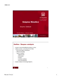 Enzyme Catalysis.Pptx
