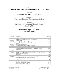 Linked: Breathing & Postural Control