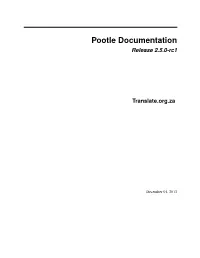 Pootle Documentation Release 2.5.0-Rc1