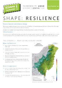 Shape: Resilience