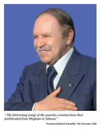 The Distressing Image of the Anarchic Constructions That Proliferated from Maghnia to Tebessa ”