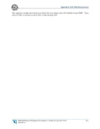 Appendix H: 2007 HMP Hazard Events
