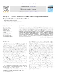 Design of a Hard Real-Time Multi-Core Testbed for Energy Measurement$