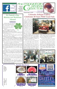 March 2020 —Mountain States Collector Now Open