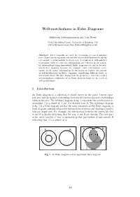 Well-Matchedness in Euler Diagrams