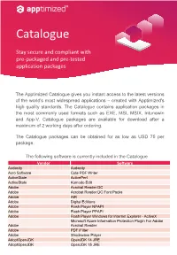 List of Apps