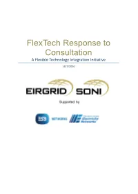 The Flextech Response to Consultation