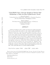 Using Hubble Space Telescope Imaging of Nuclear Dust