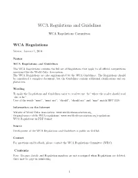 Wca-Regulations-And-Guidelines.Pdf