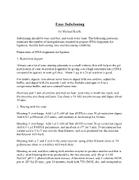 Easy Subcloning Prot