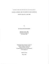In Partial Fulfillment of the Requirements for the Degree Of
