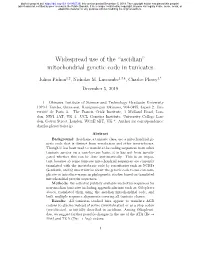 Mitochondrial Genetic Code in Tunicates