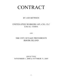 United Steelworkers Afl-Cio, Clc Local 15509A the City Of