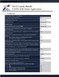 2016 FASTLANE Grant Program