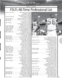 FSU's All-Time Professional List