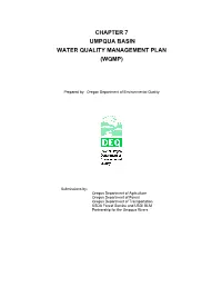 Umpqua Basin Total Maximum Daily Load (TMDL