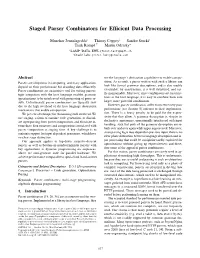 Staged Parser Combinators for Efficient Data Processing