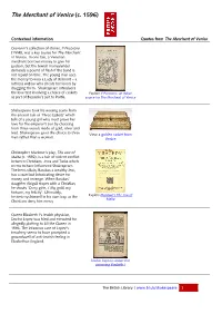 The Merchant of Venice (C