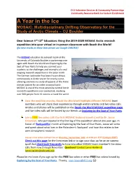 A Year in the Ice Mosaic: Multidisciplinary Drifting Observatory for the Study of Arctic Climate – CU Boulder