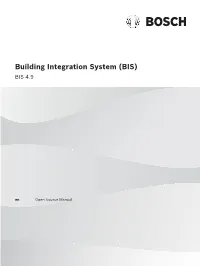 BIS Open Source Licenses