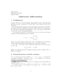 Multivariate Differentiation1