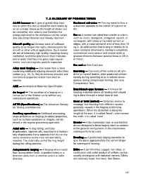 Glossary of Forging Terms