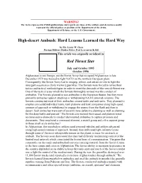 High-Desert Ambush: Hard Lessons Learned the Hard Way