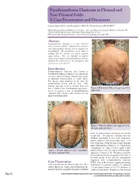 Pseudoxanthoma Elasticum in Flexural and Non-Flexural Folds: a Case Presentation and Discussion