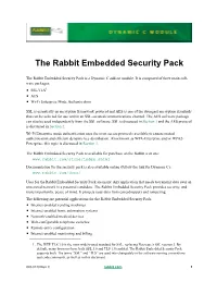 The Rabbit Embedded Security Pack