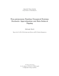 Non-Autonomous Random Dynamical Systems: Stochastic Approximation and Rate-Induced Tipping
