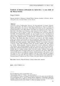 Seabirds of Human Settlements in Antarctica: a Case Study of the Mirny Station