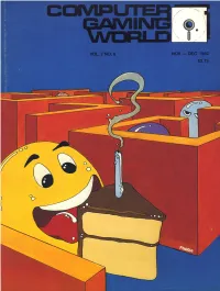 Computer Gaming World Issue