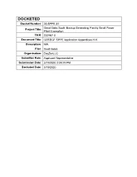 GOSBGF SPPE Application Appendices