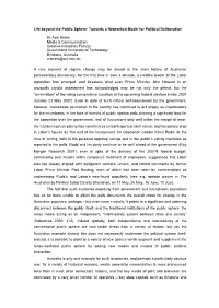 Life Beyond the Public Sphere: Towards a Networked Model for Political Deliberation