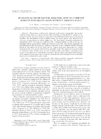 Ecological-Niche Factor Analysis: How to Compute Habitat-Suitability Maps Without Absence Data?