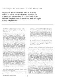 Fingerprint Enhancement Revisited and the Effects Of