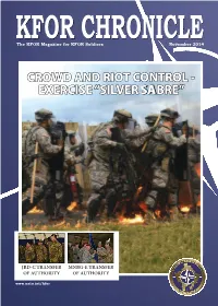 Crowd and Riot Control - Exercise “Silver Sabre”