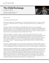The Child Exchange by MEGAN TWOHEY