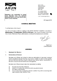 Arun District Council Initial Feasibility Study